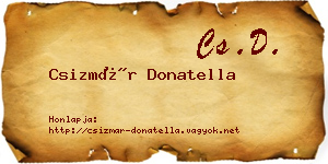Csizmár Donatella névjegykártya
